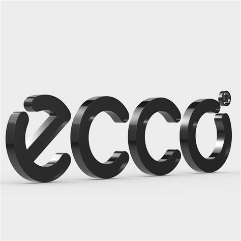 ecco logo 3D model | CGTrader