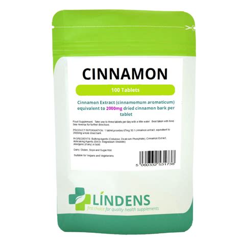 Cinnamon Tablets – 2000mg - Zoom Health