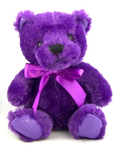 Plush Purple Teddy Bear ~ Purple World