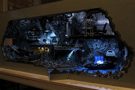 Epic LEGO Batcave Created Out Of 20,000 LEGO Pieces