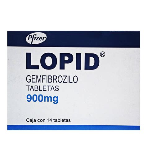 Lopid 900 mg 14 tabletas | Walmart