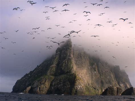 Boreray, an uninhabited island in the North Atlantic : r/pics