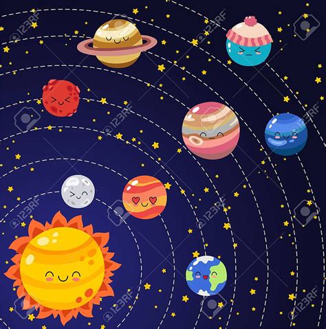 Solar System Clipart, Cute Solar System HD phone wallpaper | Pxfuel