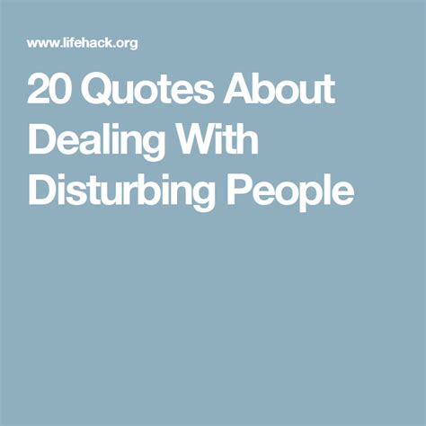 Disturbing Quotes - ShortQuotes.cc