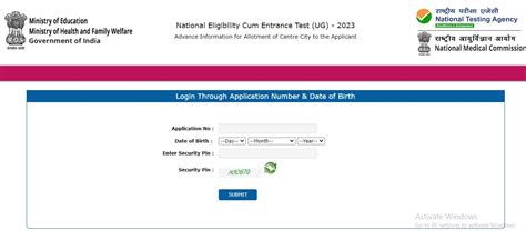 NEET UG 2023 Exam City Slip (Released): Check Admit Card Release Date, Exam Date