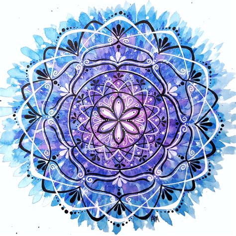 Watercolor Mandala by flexibledreams on DeviantArt