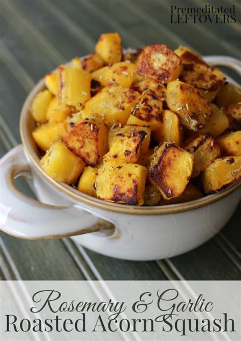 Roasted Acorn Squash Recipe with Rosemary and Garlic