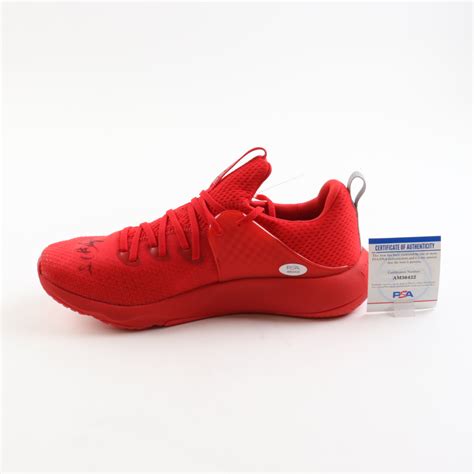 Zach Edey Signed Under Armor Basketball Shoe (PSA) | Pristine Auction