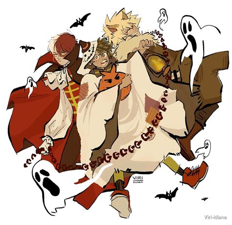 "MHA Halloween!" by Viri-idiana | Redbubble