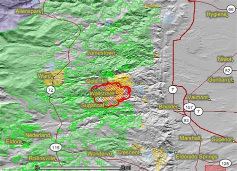 Map Of Boulder Colorado Fires – Warehouse of Ideas