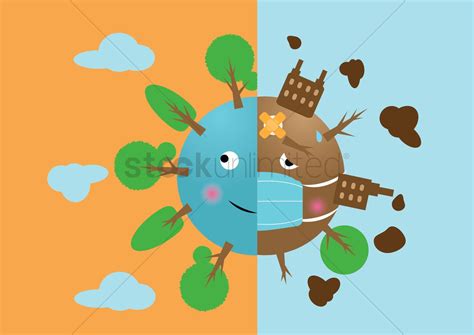 Deforestation Before And After Cartoon