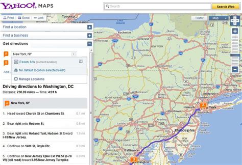 A Comparison of Popular Maps and Driving Directions Sites - gHacks Tech ...