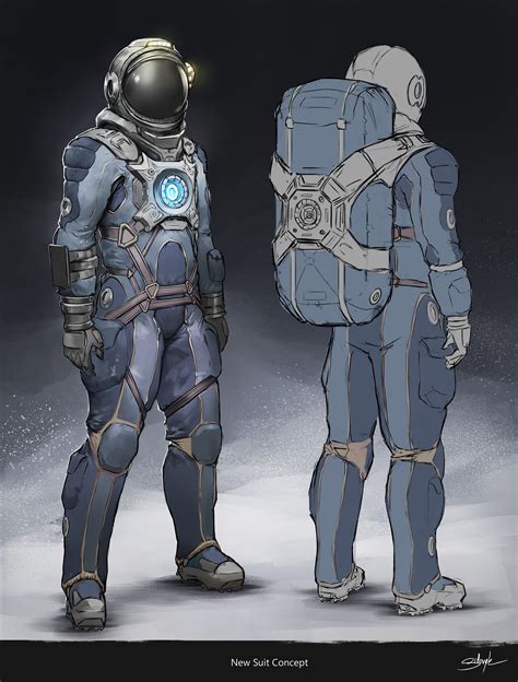Space Suit Concepts by Jan Sidoryk
