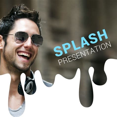 Splash PowerPoint Template | Powerpoint templates, Powerpoint, Splash