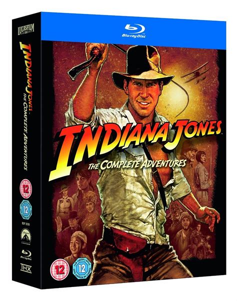 INDIANA JONES The Complete Adventures [Blu-ray Box Set] All 4 Movies ...