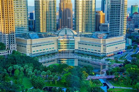 KLCC park and Suria KLCC in the morning in Kuala Lumpur, Malaysia - a ...