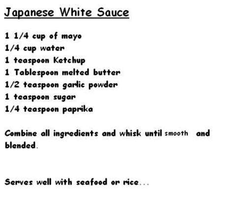 Pin by Cinbow on soups | Japanese white sauce, Salad dressing recipes ...