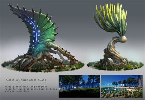 ArtStation - Plant Concepts, Tyson Roberts Alien Concept Art, Creature ...