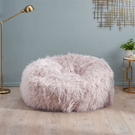 Lycus Faux Fur Bean Bag Chair – GDF Studio