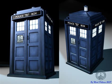 TARDIS 3D Model Reference Pic by ShardsOfBlue on DeviantArt