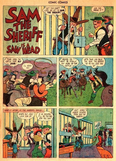 Four-Color Shadows: Sam the Sheriff-Comic Comics-1946