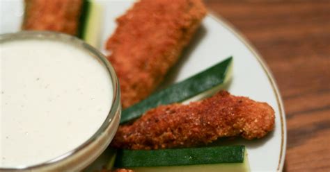 : Liberated Baker :: - Fried Zucchini with a Creamy Dipping Sauce