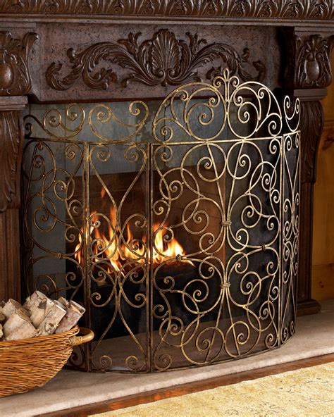 Decorative Fireplace Screens Wrought Iron - Ideas on Foter