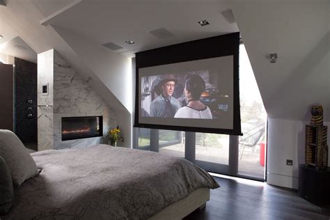 Modern and Contemporary Home Construction in San Francisco | Projector in bedroom, Home, Home ...