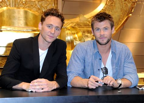 9 Times Chris Hemsworth & Tom Hiddleston Were Adorable, Offscreen Bros