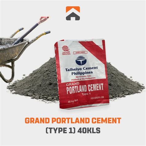 Grand Portland Cement TYPE 1 40kls - Home Style Depot