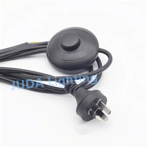 Australian Standards 3pin lamp power cord with foot switch cable wire ...