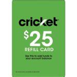 Best Buy: Cricket Wireless $25 Refill Card CRICKET WIRELESS $25 BBY 2018
