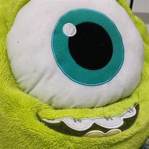 Mike Wazowski fluffy plush, Hobbies & Toys, Toys & Games on Carousell