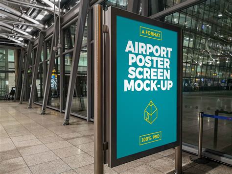 Airport Signs Mockup