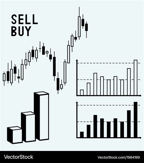 Business graph Royalty Free Vector Image - VectorStock