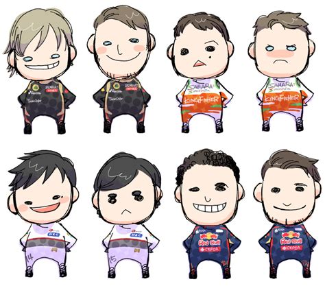 Fan Art Friday: Cute F1 2012 drivers cartoon – WTF1