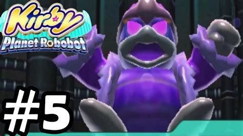 Kirby Planet Robobot Gameplay Walkthrough Part 5 - World 5- English [3DS] - YouTube