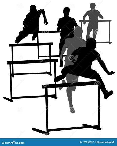 Track And Field Clipart Hurdles Crossword