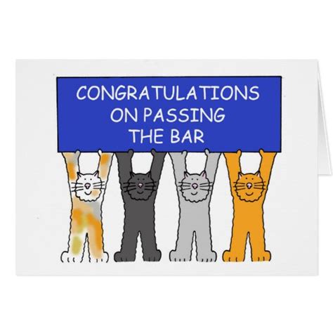 Congratulations on passing the bar exam. card | Zazzle