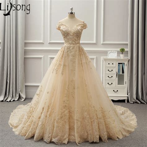 Aliexpress.com : Buy Light Champagne Evening Dress Long Gorgeous Womens ...