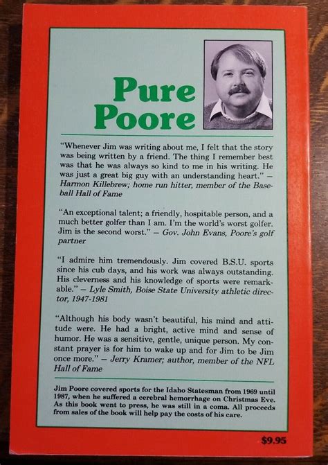 Pure Poore By Jim Poore Veteran Idaho Statesman Sports Columnist 1988 ...