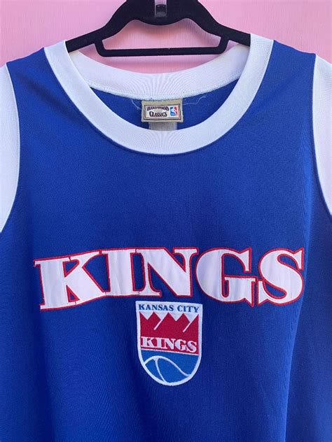 Throwback Hardwood Classic Nba Kansas City Kings Basketball Jersey ...