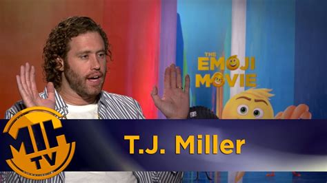 T.J. Miller Emoji Movie Interview - YouTube