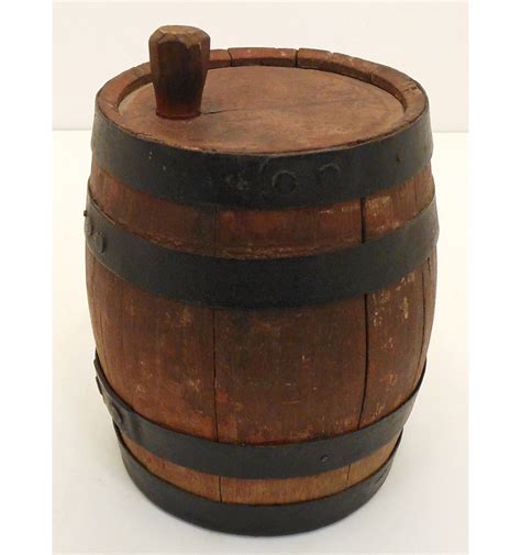 Vintage Small Wood Powder Keg