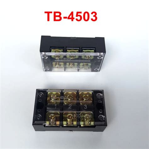 5pcs/lot TB Terminal Block TB 4503 Panel Mounted Terminal Connector ...