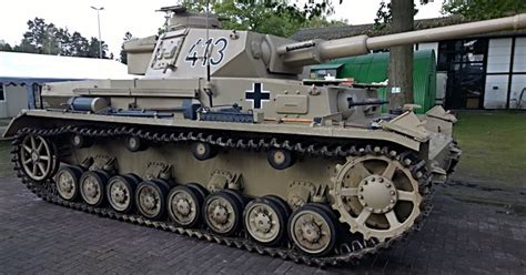 Surviving German Panzer IV Tank Ausf G Africa Korps