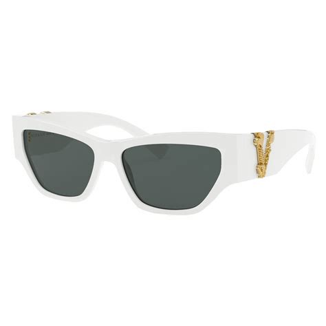 Versace - Sunglasses Versace Virtus Cat-Eye - White - Sunglasses - Versace Eyewear - Avvenice