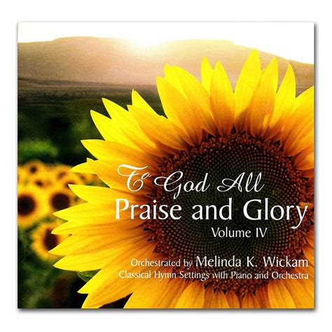 To God All Praise and Glory, Vol. 4 (CD) | IBLP Canada