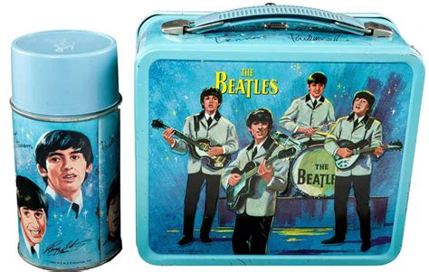 clockwise motif peppermint beatles lunch box 1965 Deception explode ...