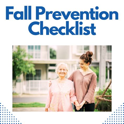 Fall Prevention Checklist | Fixing Feet PLLC